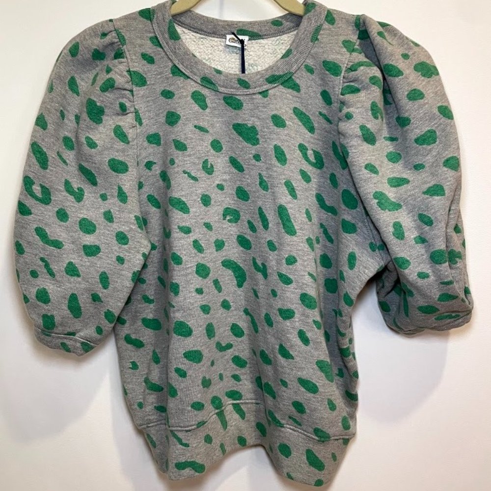 NWT Clave V. Puff Sleeve Sweatshirt XS